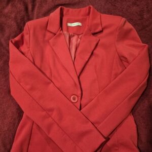 Women's Red Blazer